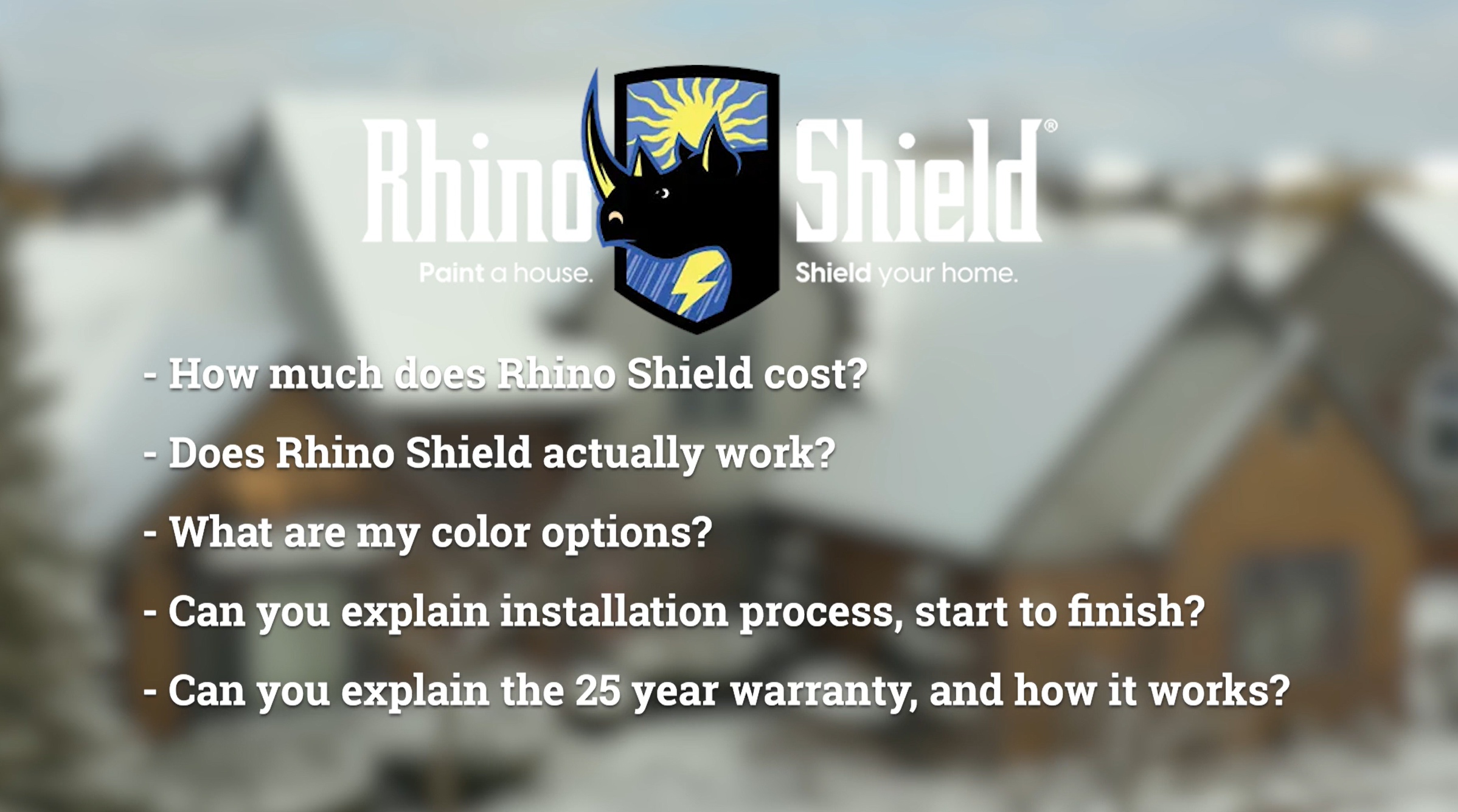 A Comprehensive Guide to Rhino Shield: Cost and Installation Process